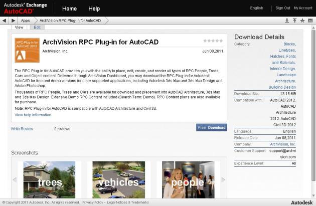archvision rpc content free download